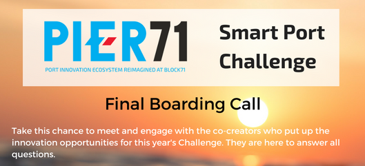Final Boarding Call for Smart Port Challenge 2018