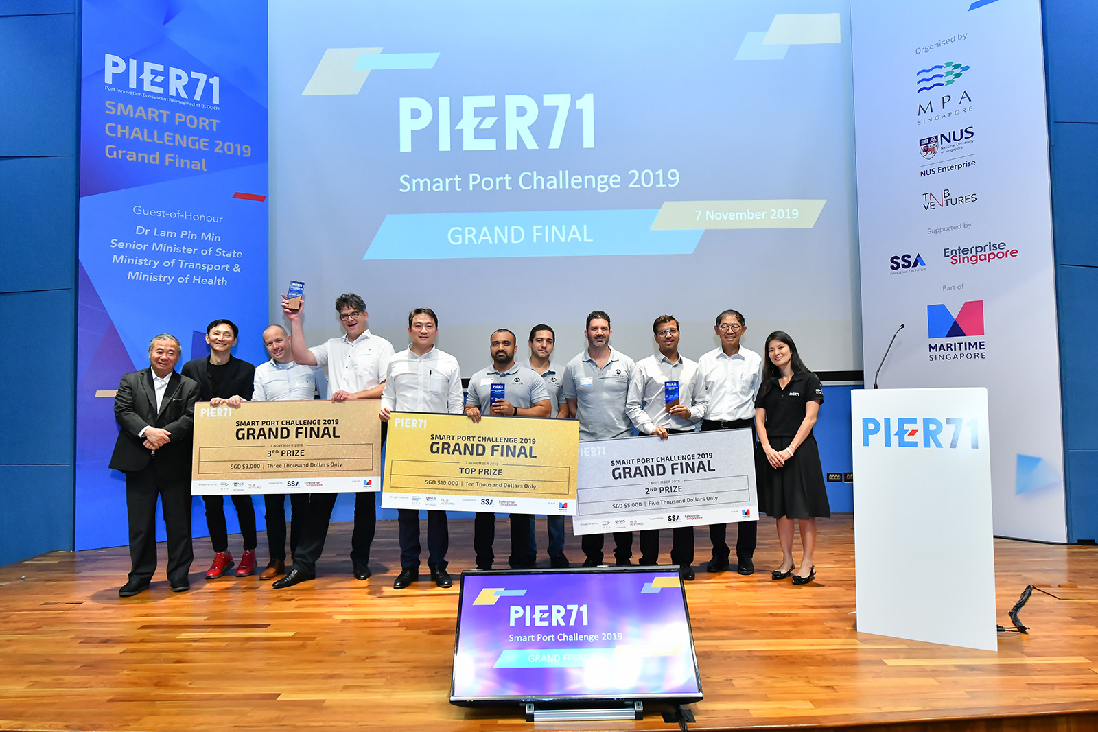 PIER71 Unveils Top Three Start-ups Reimagining the Maritime Industry at the 2019 Smart Port Challenge Grand Final